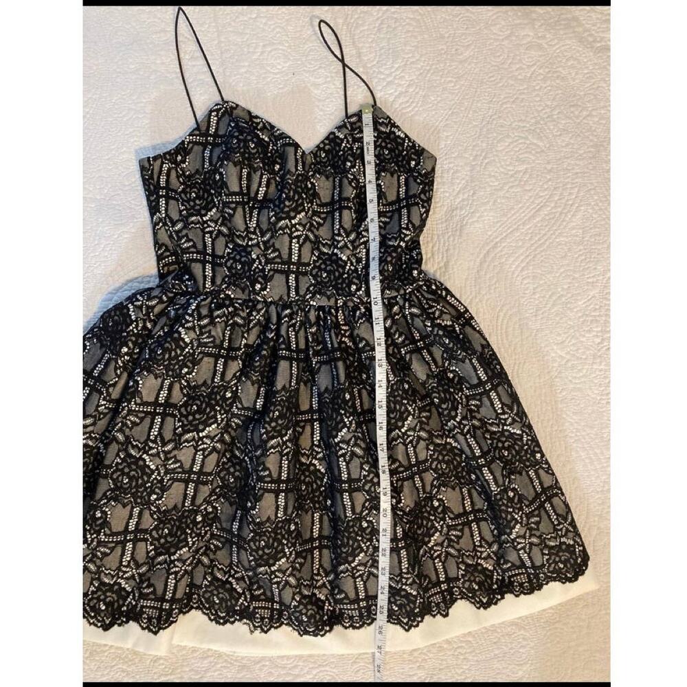 Bloomingdales Black Lace Prom dress Size M